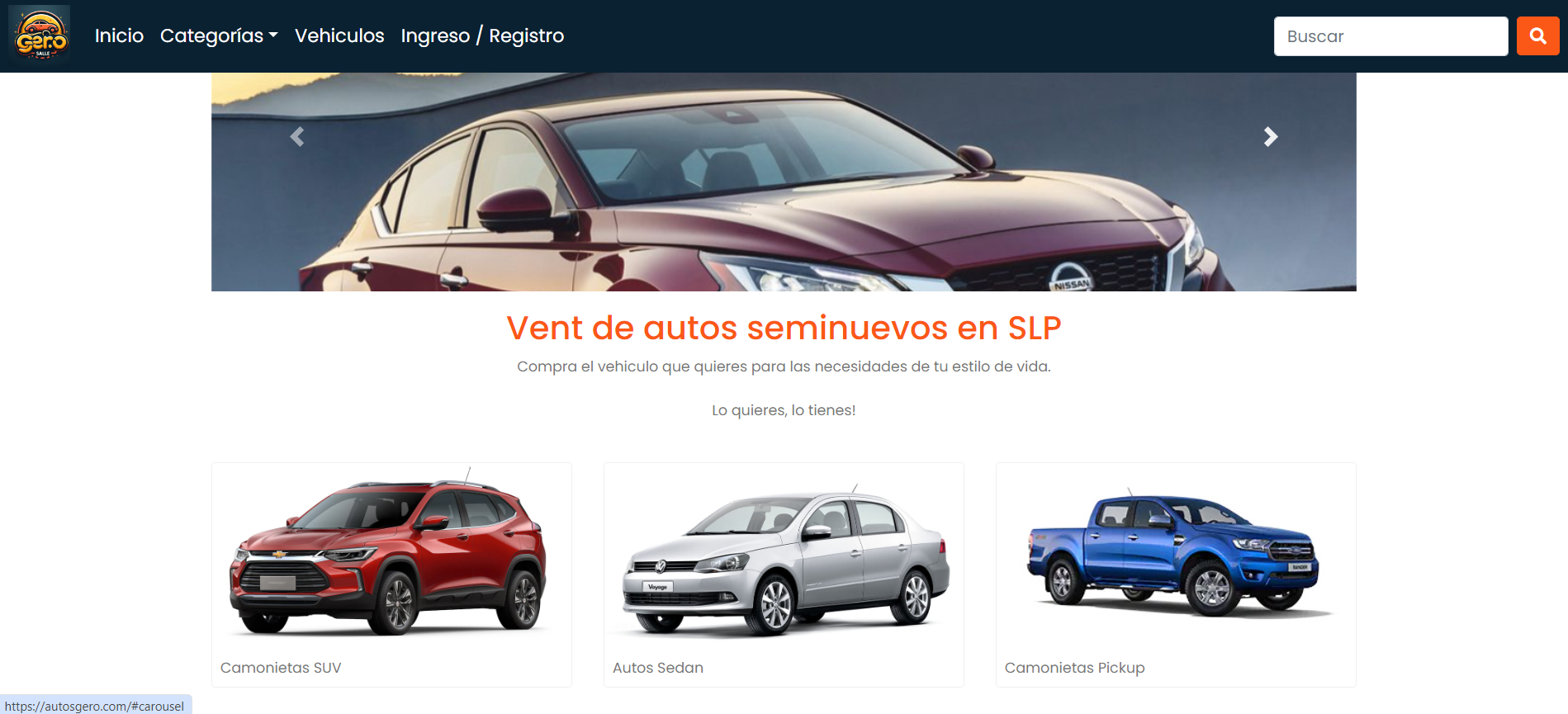 AutosGero venta de seminuevos