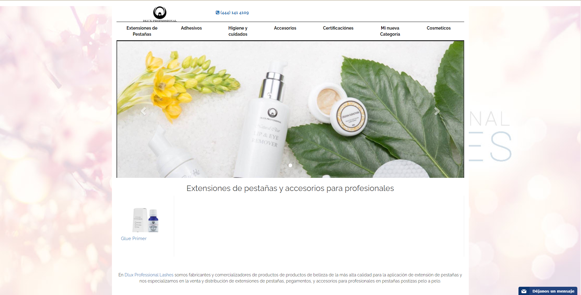 DluxPro tienda en linea de productos de belleza deerdev