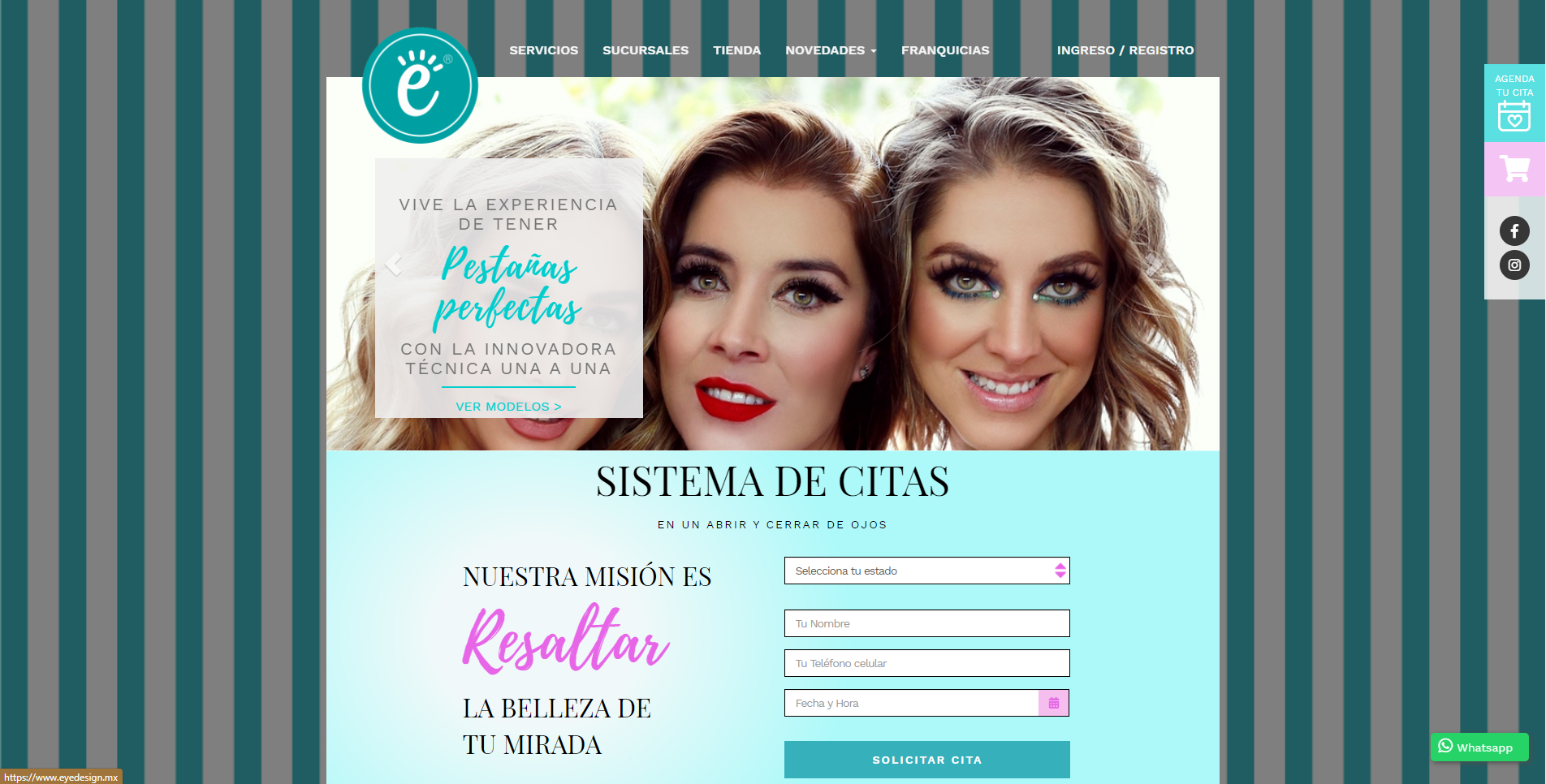 Eyedesign extensiones de pestañas deerdev